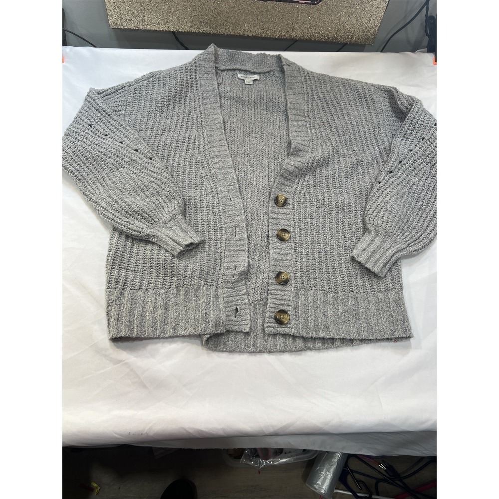 American Eagle Button Front Soft Cardigan Sweater Oversized XS Fits MED TO LARGE